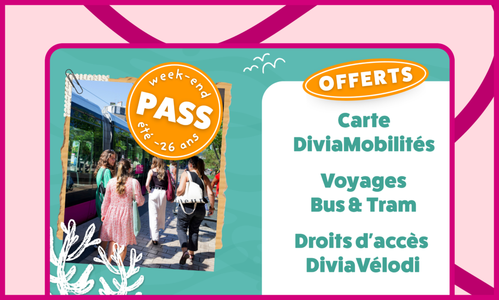 Affiche promotionnelle PASS week-end été -26 ans