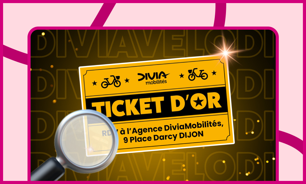 Affiche promotionnelle "Ticket d'Or DiviaVélodi"