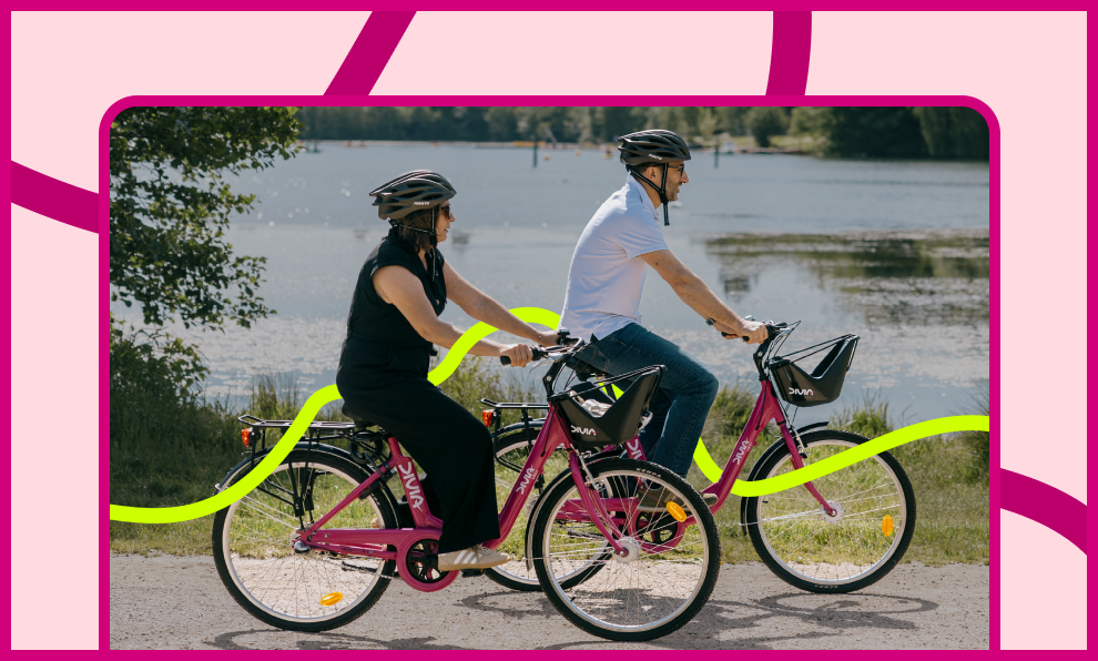 Affiche promotionnelle vélos