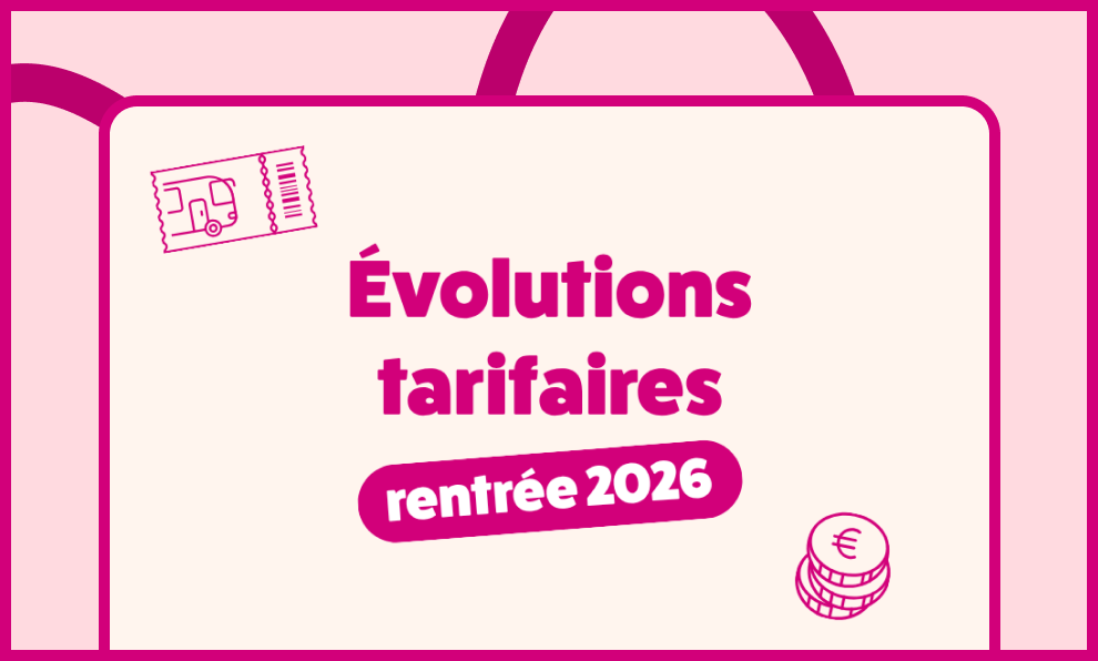 Affiche promotionnelle "Evolutions tarifaires"